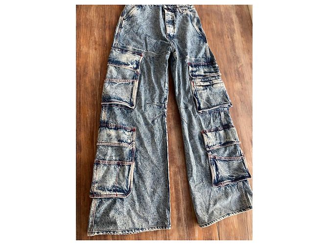 Diesel Jeans red : D SIRE CARGO Azul claro - vista 8