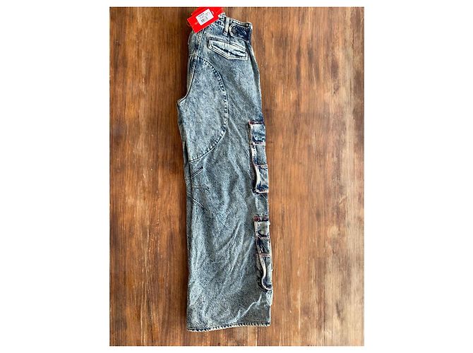 Diesel Jeans red : D SIRE CARGO Azul claro - vista 9