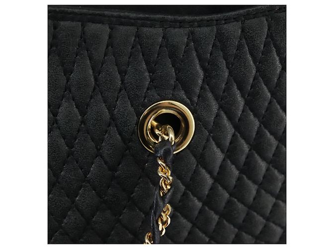 Borsa Tote BALLY in pelle nera e oro Auth mr918 Nero D'oro - vista 10