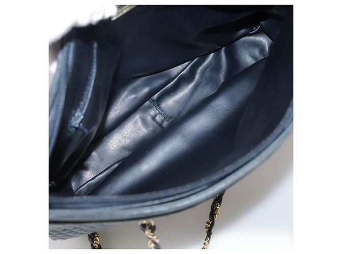 Borsa Tote BALLY in pelle nera e oro Auth mr918 Nero D'oro - vista 12