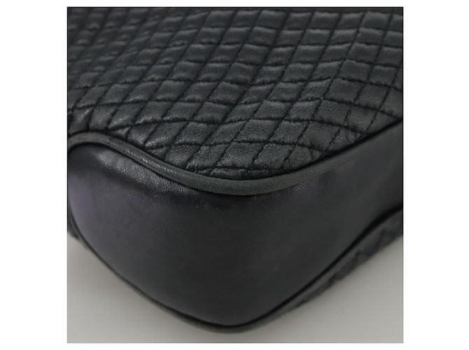 Borsa Tote BALLY in pelle nera e oro Auth mr918 Nero D'oro - vista 15