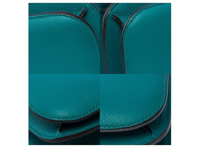 Hermès HERMES Constance Bag in Blue Leather - 102411 - view 12