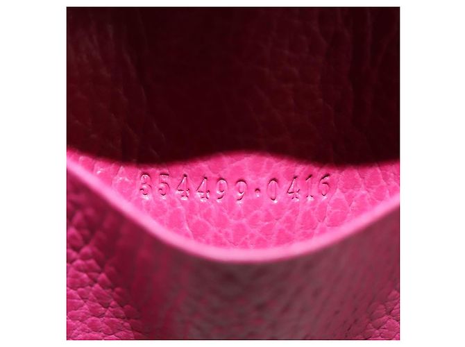 GUCCI Swing Key Case Leather Pink 354499 Auth am7524 - view 11