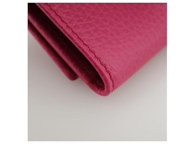GUCCI Swing Key Case Leather Pink 354499 Auth am7524 - view 15