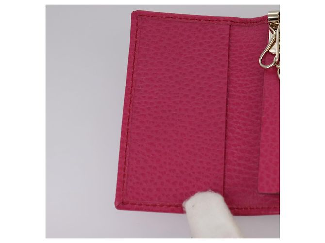 GUCCI Swing Key Case Leather Pink 354499 Auth am7524 - view 18