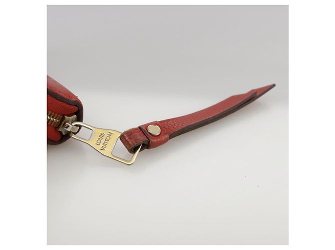 LOUIS VUITTON Monogram Empreinte Cartera Zippy Roja M60737 LV Auth bs21012 - vista 8