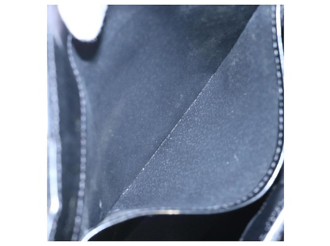 Céline Borsa a spalla in tela Macadam CELINE in pelle PVC nera e dorata Auth 104249 Nero D'oro - vista 11