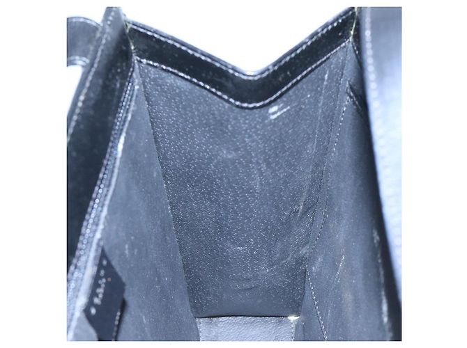 Céline Borsa a spalla in tela Macadam CELINE in pelle PVC nera e dorata Auth 104249 Nero D'oro - vista 19