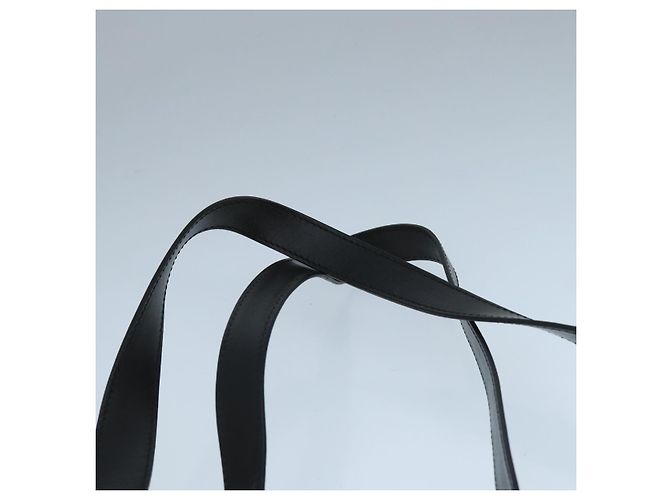 Céline Borsa a spalla in tela Macadam CELINE in pelle PVC nera e dorata Auth 104249 Nero D'oro - vista 8