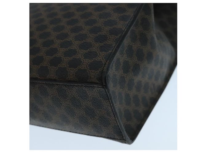 Céline Borsa a spalla in tela Macadam CELINE in pelle PVC nera e dorata Auth 104249 Nero D'oro - vista 9