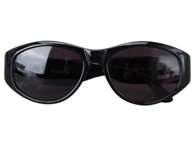 Occhiali da sole vintage Fendi Logo FF Nero Oro FS289 D'oro - vista 10