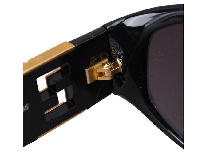 Occhiali da sole vintage Fendi Logo FF Nero Oro FS289 D'oro - vista 5