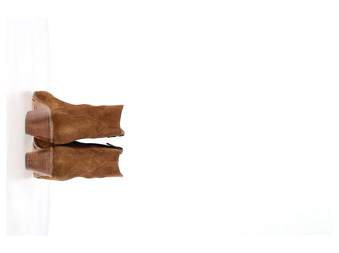 Stivaletti Dacken Isabel Marant in suede marrone - vista 11