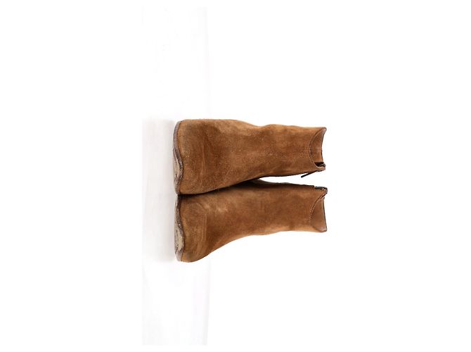 Stivaletti Dacken Isabel Marant in suede marrone - vista 8
