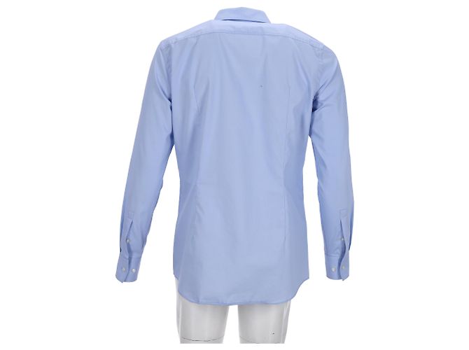 Camicia Slim Fit Boss Hugo Boss in cotone azzurro Blu Blu chiaro - vista 10