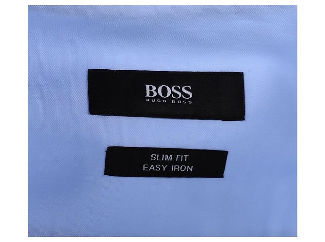 Camicia Slim Fit Boss Hugo Boss in cotone azzurro Blu Blu chiaro - vista 11