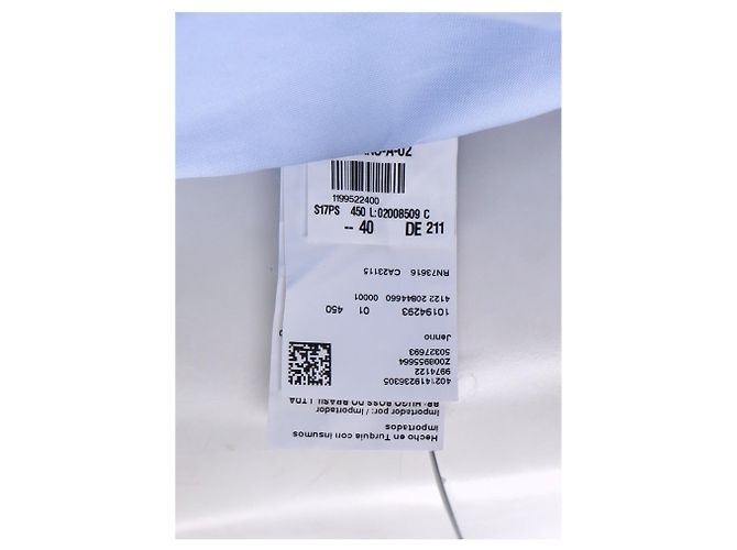 Camicia Slim Fit Boss Hugo Boss in cotone azzurro Blu Blu chiaro - vista 13