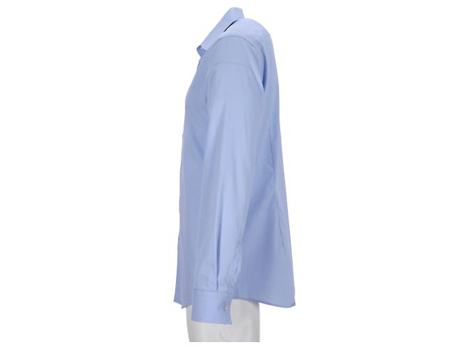 Camicia Slim Fit Boss Hugo Boss in cotone azzurro Blu Blu chiaro - vista 9