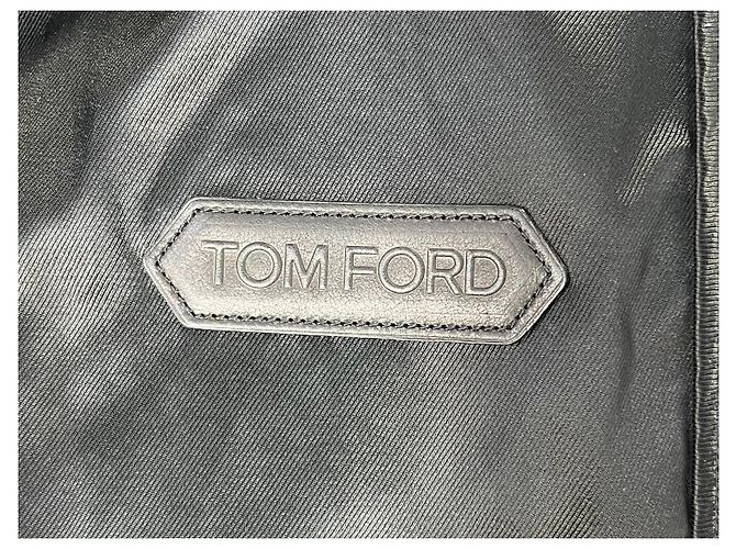 Tom Ford Leopard Print Buttoned Jacket with Pockets in Brown Calf Hair - view 11