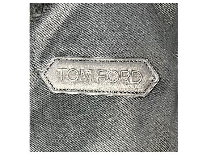 Tom Ford Leopard Print Buttoned Jacket with Pockets in Brown Calf Hair - view 5