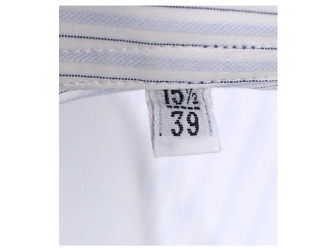 Camicia a righe Dolce & Gabbana in cotone azzurro Blu Blu chiaro - vista 11