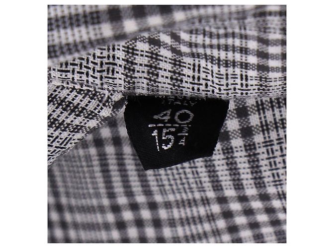 Camicia a quadri Tom Ford in cotone grigio - vista 5