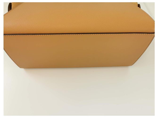 Borsa Michael Kors April 2 in pelle marrone cammello - vista 15