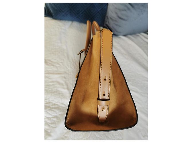 Borsa Michael Kors April 2 in pelle marrone cammello - vista 16