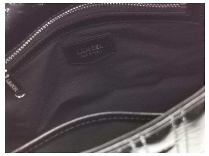 Lancel Midnight Flap Bag Black Quilted Leather Silver hardware - view 7