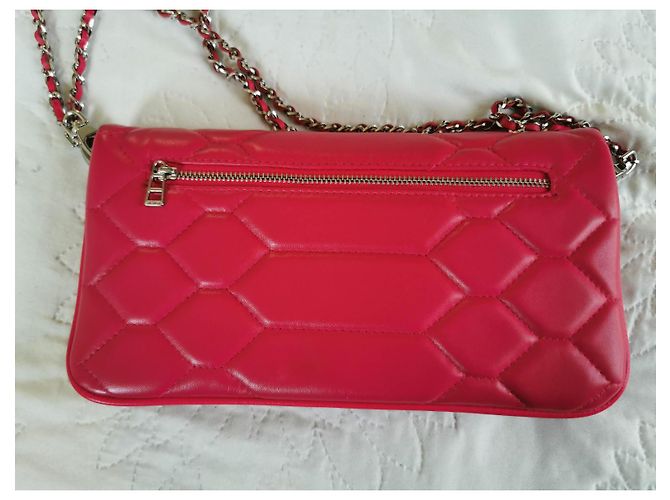 Bolsa Rocky XL Zadig & Voltaire em couro rosa acolchoado Hardware prateado - vista 13