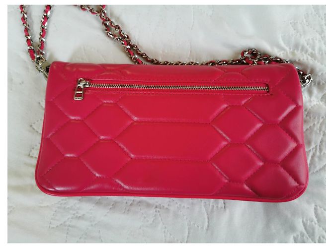 Bolsa Rocky XL Zadig & Voltaire em couro rosa acolchoado Hardware prateado - vista 4