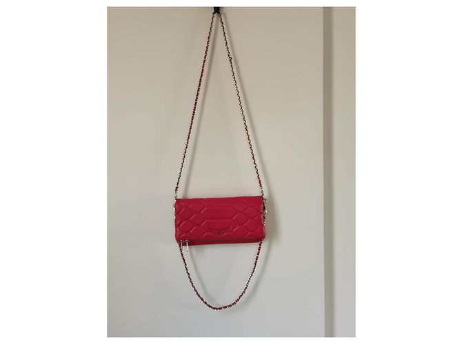 Bolsa Rocky XL Zadig & Voltaire em couro rosa acolchoado Hardware prateado - vista 5