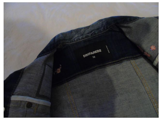 Dsquared2 Jeansjacke Blau - Ansicht 11