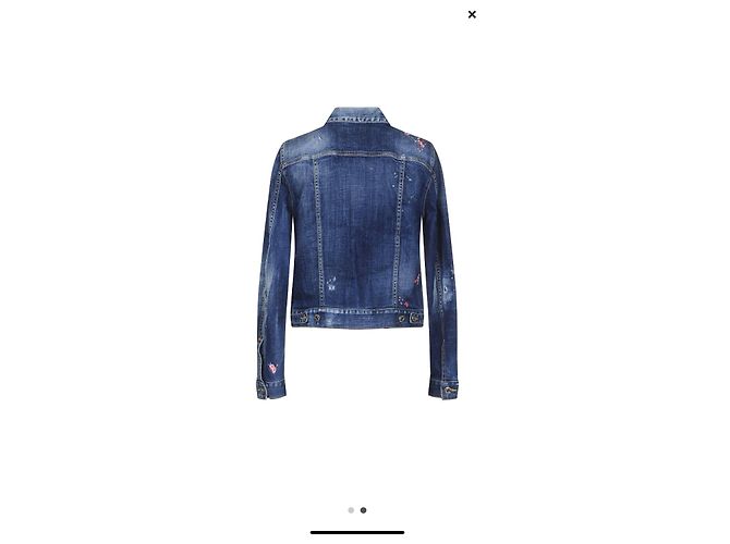 Dsquared2 Jeansjacke Blau - Ansicht 2