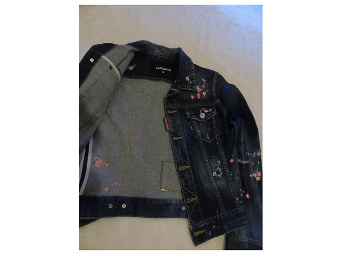 Dsquared2 Jeansjacke Blau - Ansicht 8