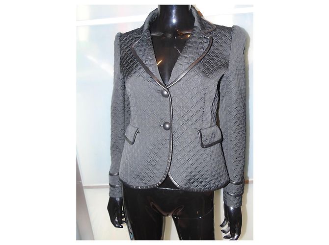 Red Valentino gesteppte Blazerjacke schwarz - Ansicht 12