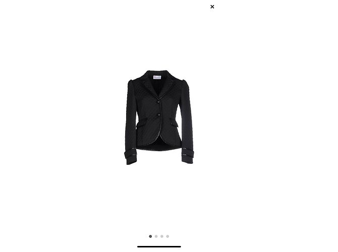 Red Valentino gesteppte Blazerjacke schwarz - Ansicht 2
