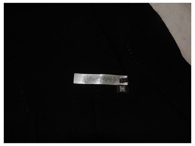 Roberto Cavalli Just Cavalli Leder Wolle Kaschmir Jacke Schwarz - Ansicht 11