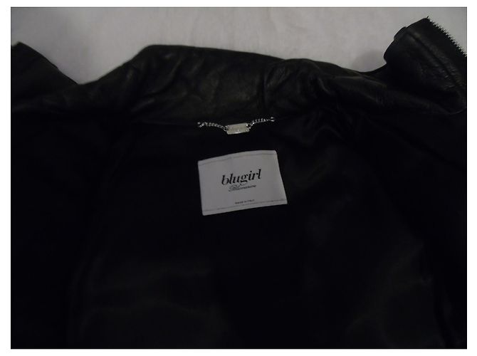Blumarine Blugirl Lederjacke Schwarz - Ansicht 10
