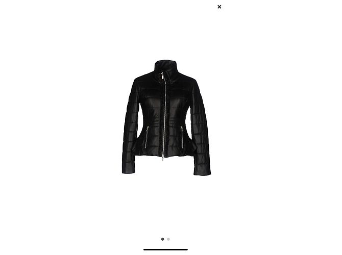 Blumarine Blugirl Lederjacke Schwarz - Ansicht 2
