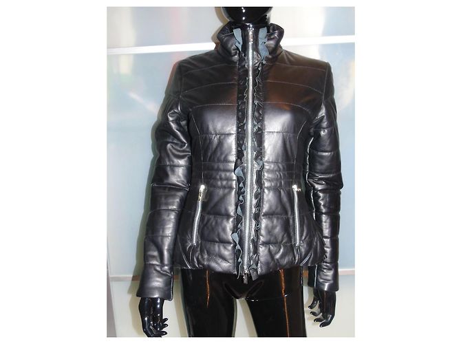 Blumarine Blugirl Lederjacke Schwarz - Ansicht 4