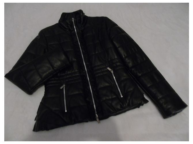 Blumarine Blugirl Lederjacke Schwarz - Ansicht 5