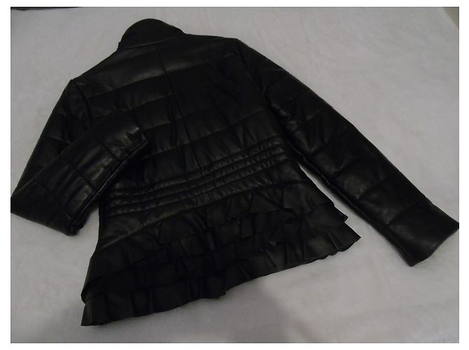 Blumarine Blugirl Lederjacke Schwarz - Ansicht 7