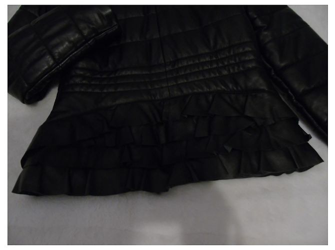 Blumarine Blugirl Lederjacke Schwarz - Ansicht 8