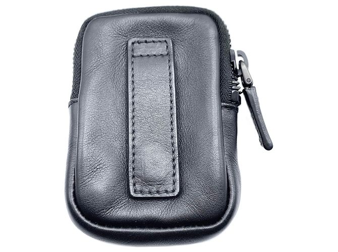 Borsa a spalla in pelle Prada nera Nero - vista 8