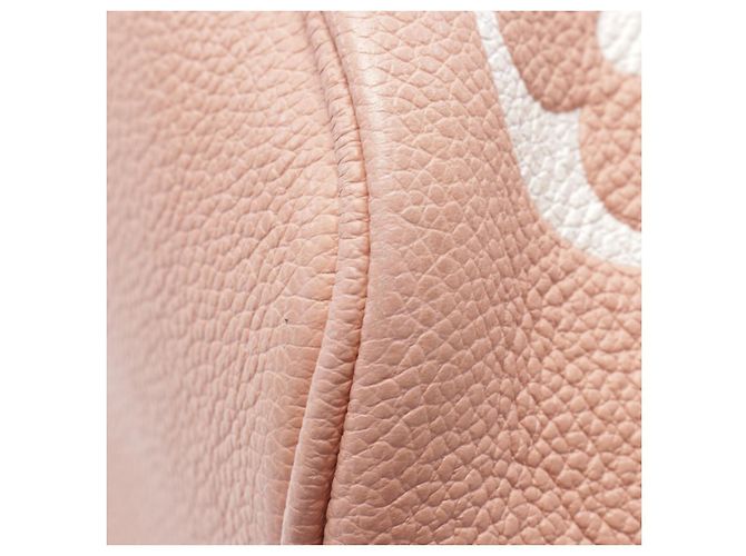 Louis Vuitton Neverfull MM Bicolor Monogram Empreinte Tote Bag Pink - view 5