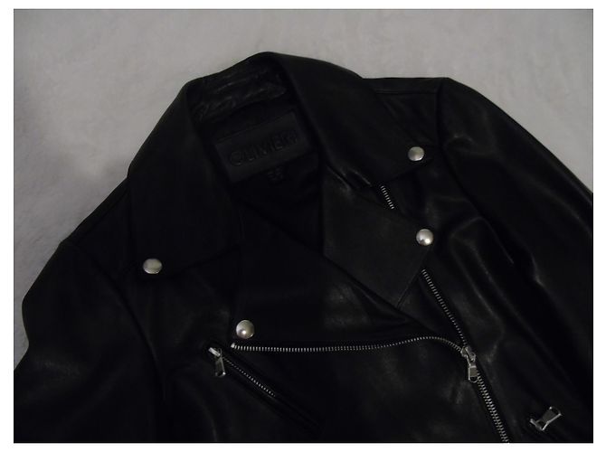 Autre Marque Olivieri Lederjacke Schwarz - Ansicht 7