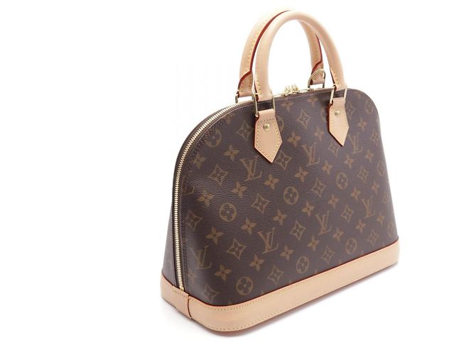 Sac à main Alma Monogram Louis Vuitton M53151 Marron - vue 2
