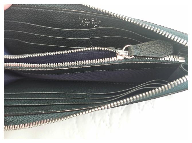 Cartera Ninon de cuero verde Lancel Verde oscuro - vista 13