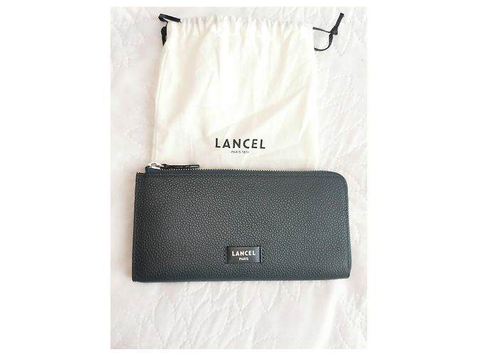 Cartera Ninon de cuero verde Lancel Verde oscuro - vista 2